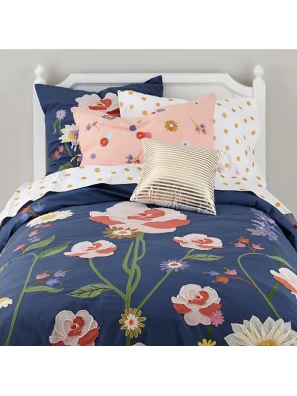 Land of Nod Bouquet Bedding Duvet Twin